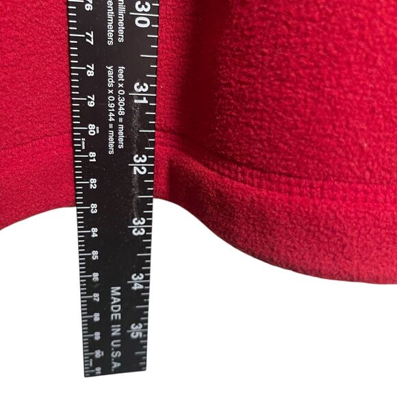 Walt Disney World Fleece Sweatshirt Adult XL Red Full Zip Mickey Mouse Classic - Picture 5 of 9